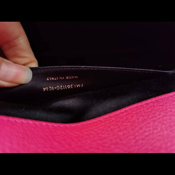 Like New YVES SAINT LAURENT YSL Leather Clutch - Picture 4 of 4